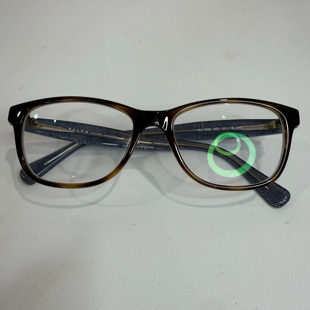 Ralph Lauren RA7083 502 Eyeglasses 52-16-140 Brown Blue Frames Only Glasses
